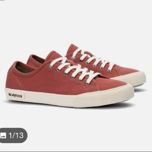 SeeVee’s Monterey sneaker in red